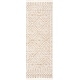 preview thumbnail 1 of 2, Livabliss Berlin Global Moroccan Area Rug Ivory/Brown - 2' 7" x 7' 3"