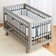 preview thumbnail 2 of 4, BreathableBaby Breathable Mesh Liner for Cribs, 4-Sides, Classic 3mm