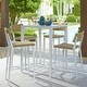 preview thumbnail 2 of 3, Uttermost Montellano White Outdoor Bar Table