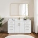 preview thumbnail 4 of 138, San Single Bath Vanity with Composite Stone Top without Mirror