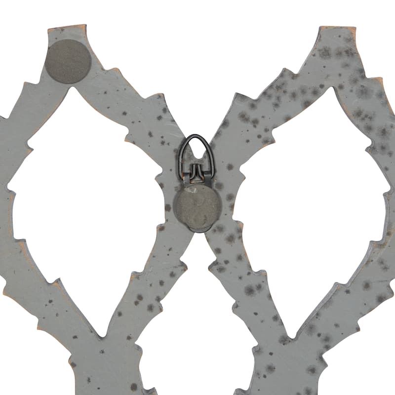 Wooden Starburst Cut-out Wall Decor - Gray - Roche River Decor