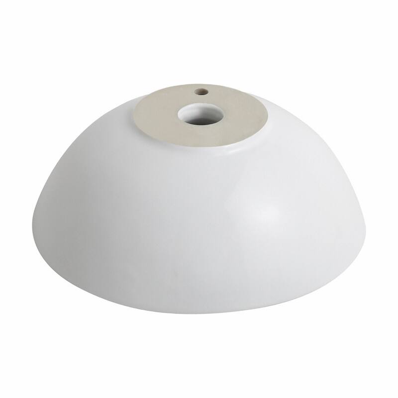Kraus Elavo 13-11/16" Vitreous China Vessel Bathroom Sink - Pop-up