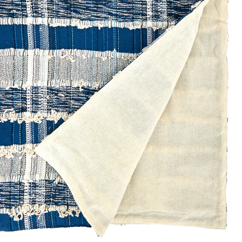 Striped Woven Table Runner With Dual-Tone Design