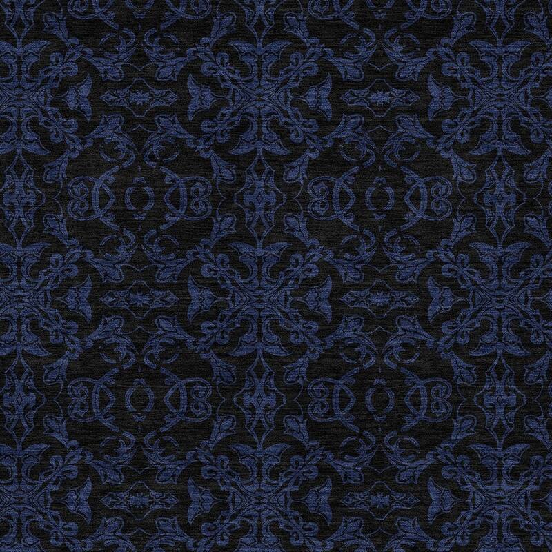 HomeRoots Medallion Transitional Rectangle Outdoor Rug
