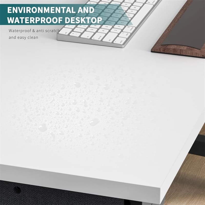 Computer 32 Inch Home Office Writing Wood Desk Storage Bag