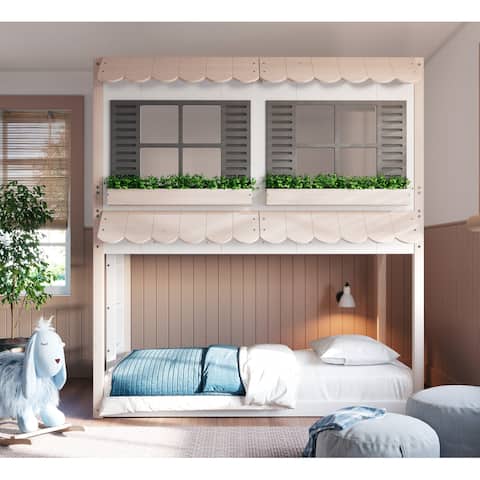 Garden Cottage Twin over Twin Bunk Bed