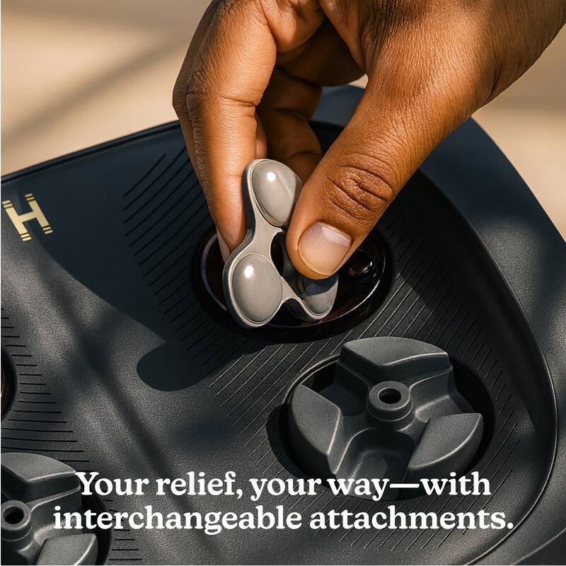 Homedics ModMassge Shiatsu Foot Massager with Interchangeable Attachments and Adjustable Intensity - N/A