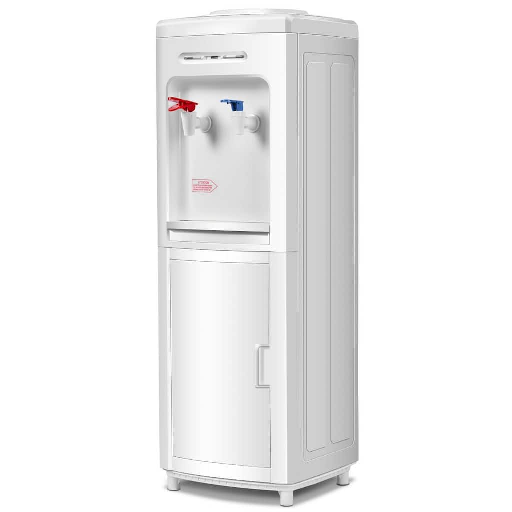 Gymax 5 Gallon Top Loading Hot & Cold Water Dispenser Cooler w/