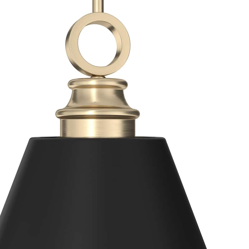 Hunter Klein Art-Deco Metal Pendant - Kitchen Island, Dining Room, Entry - Modern, Industrial