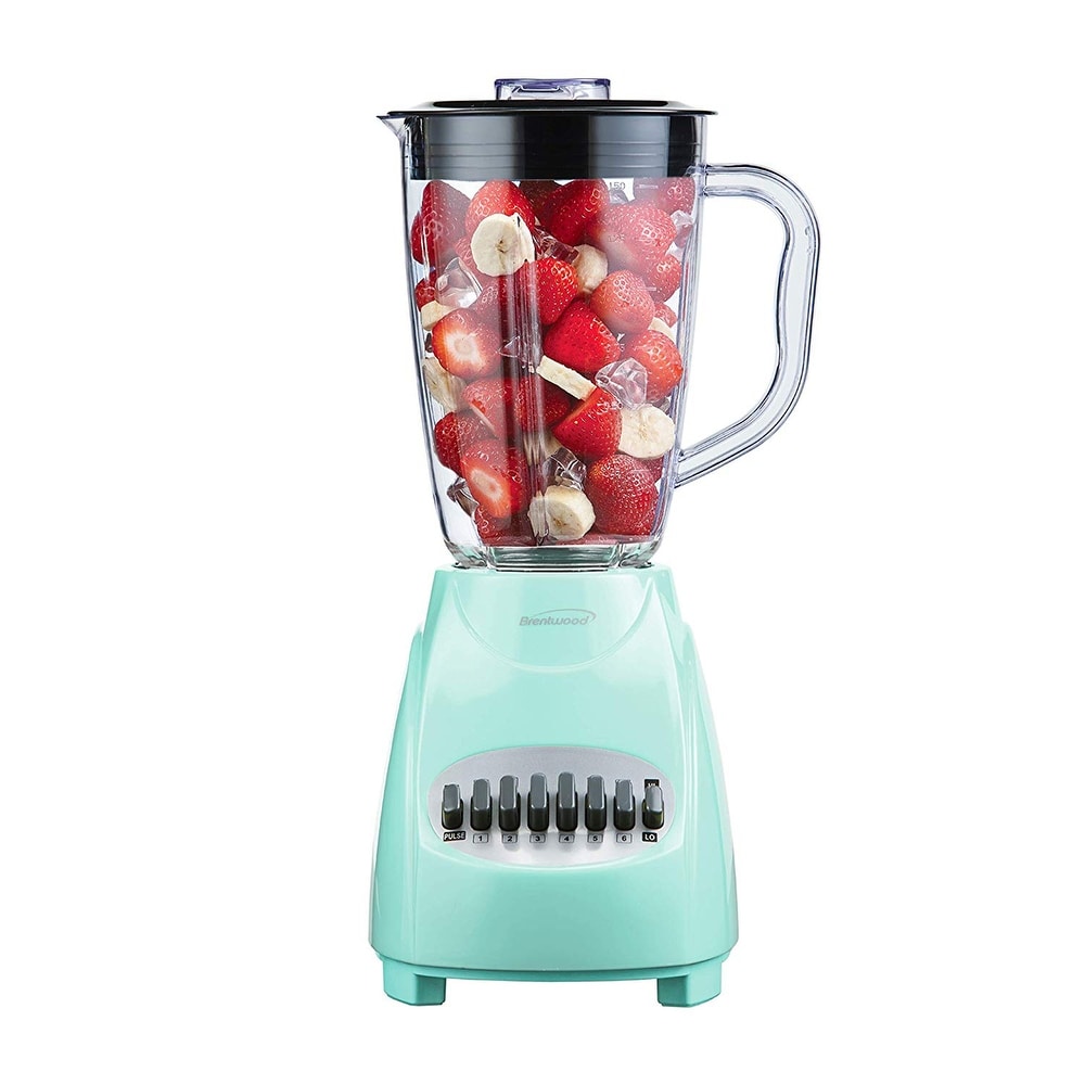iCucina Countertop Smoothie Blender for Kitchen with 48 oz Glass Jar, 700W Professional Glass Blender for Shakes and Smoothies, Frozen Fruits, Baby