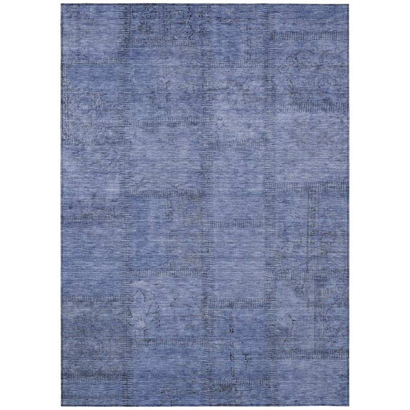 Machine Washable Indoor/ Outdoor Chantille Boho Traditional Rug