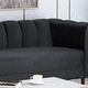 preview thumbnail 11 of 19, Bobran Modern Velvet 3-seat Sofa by Christopher Knight Home - 30.00" D x 83.25" W x 30.25" H