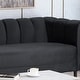 preview thumbnail 23 of 22, Bobran Modern Velvet 3-seat Sofa by Christopher Knight Home - 30.00" D x 83.25" W x 30.25" H