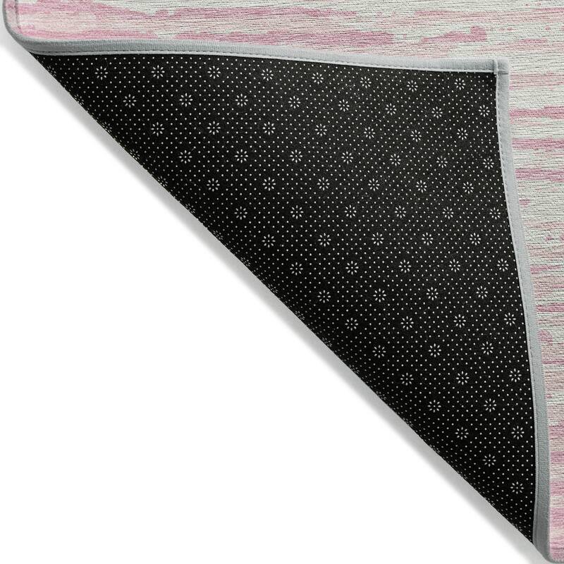 Machine Washable Indoor/ Outdoor Ombre Chantille Abstract Rug
