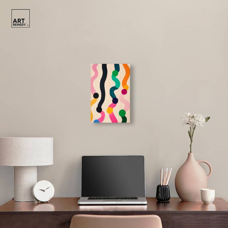 Pearl Colors II Canvas by Art Remedy, Gallery Wrapped
