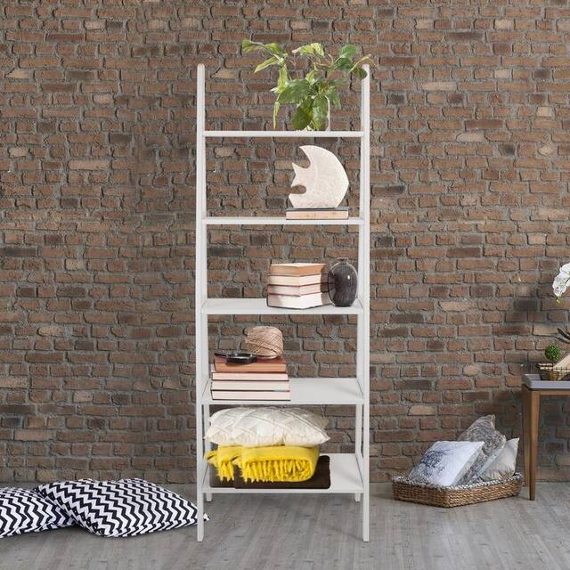 Porch & Den Peterson 5-shelf Ladder Bookcase