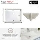 preview thumbnail 4 of 8, STYLISH 18x13 inch Porcelain Rectangular Undermount Bathroom Sink Set of 2