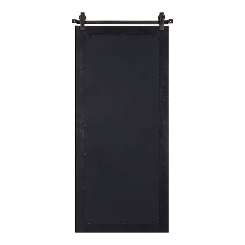 Kate and Laurel Cates Windowpane Framed Wall Mirror