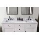 preview thumbnail 25 of 49, Altair Trento Bathroom Vanity Countertop in Aosta White Finish
