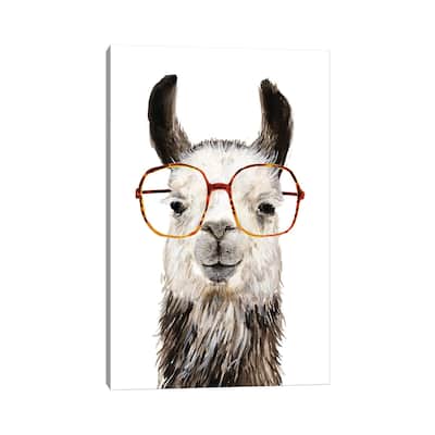iCanvas "Hip Llama III" by Victoria Borges Canvas Print