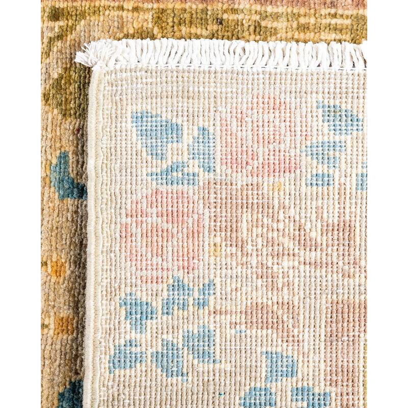 Contemporary Overdyed Wool Hand Knotted Runner - 2' 8" x 10' 0"