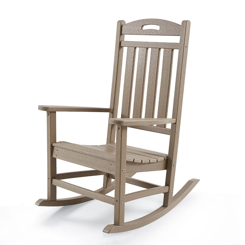 Polydun Outdoor Plastic Rocking Chair