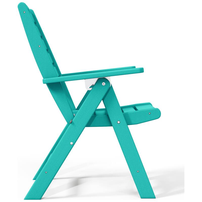 Coastline Patio Folding Highback Dining Chair Set of 2