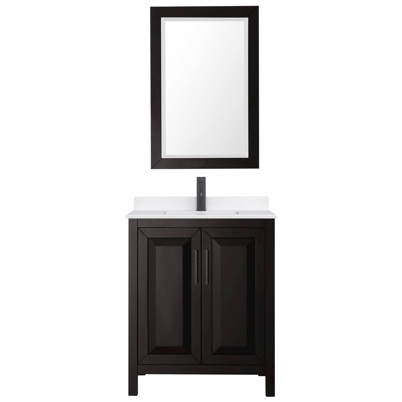 Wyndham Collection WCV252530S-QTZ-UNSM24 Daria 30" Free Standing