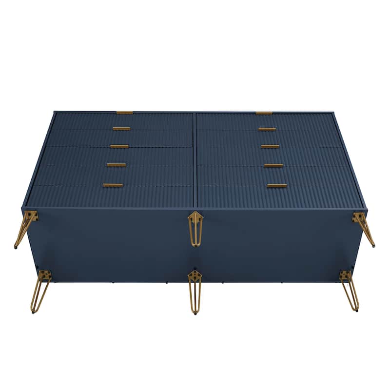 Manhattan Comfort Dumbo Modern 10-Drawer Double Tall Dresser