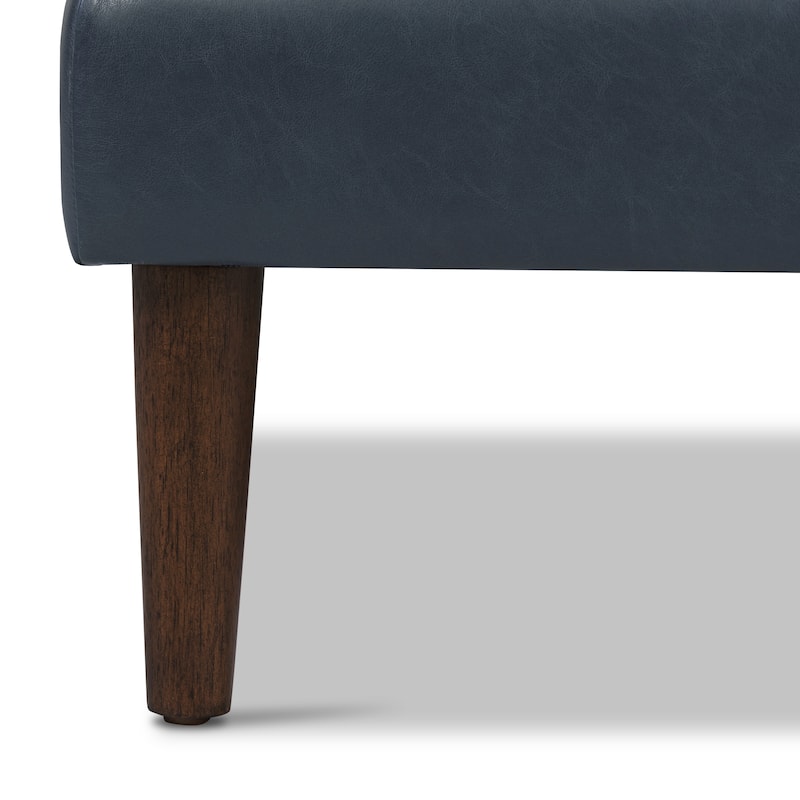 Poly & Bark Napa Ottoman - Full Grain Genuine Italian Leather