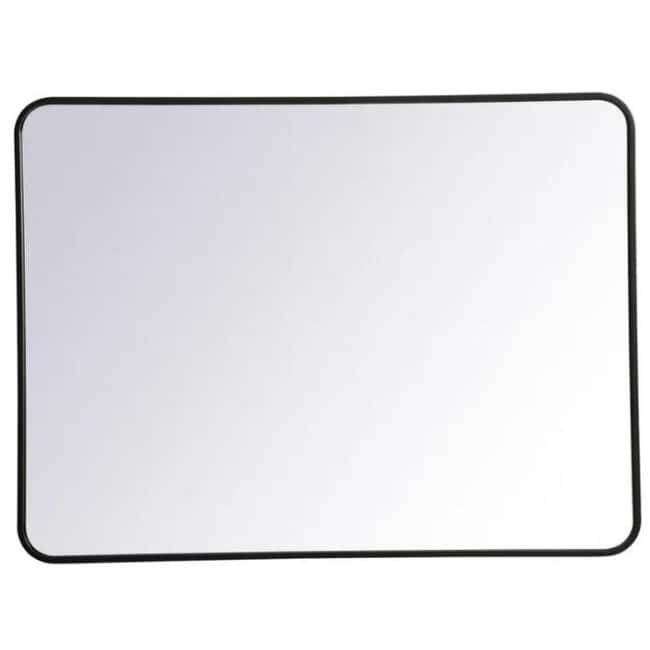 Elegant Lighting MR803040 Evermore 30" W x 40" H Rectangular Framed