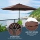 preview thumbnail 9 of 10, Holme 9-foot Steel Market Patio Umbrella with Tilt-and-Crank