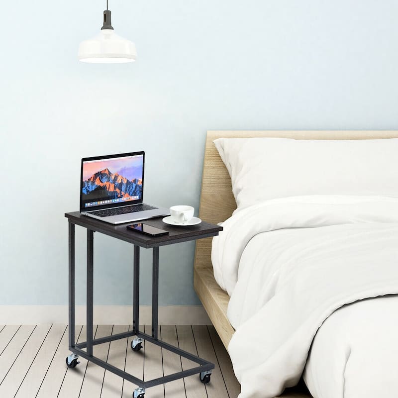 Gymax Laptop Holder Sofa Side End MobileTable Multiple Stand Desk - 20'' X 14'' X 24''