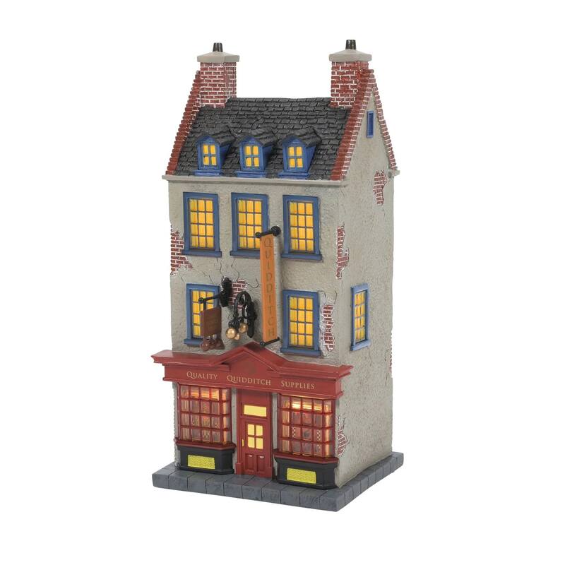 Department 56 Harry Potter Village Quality Quidditch Supplies Lighted Building - 6007752