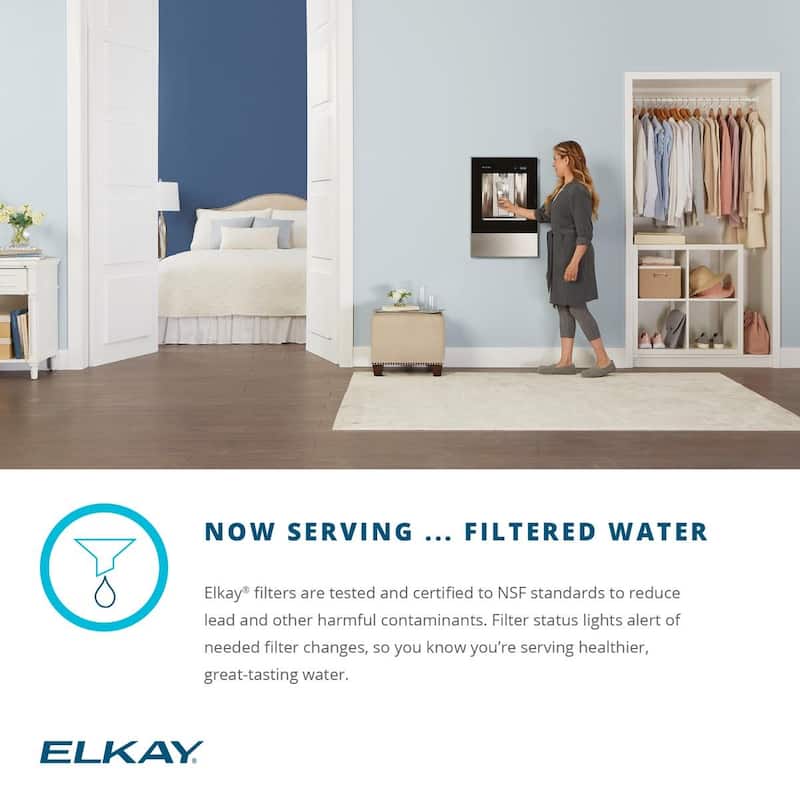 Elkay ezH2O Liv Built-in Filtered Water Dispenser Non-refrigerated