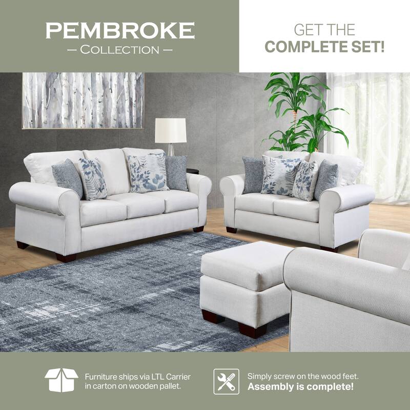 American Furniture Classics Model 8600-31 Pembroke Ottoman
