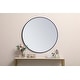 preview thumbnail 171 of 186, Carson Carrington Labbemala Metal Frame Round Mirror