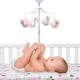 preview thumbnail 4 of 3, Bedtime Originals Blossom Pink/White Swan Musical Baby Crib Mobile