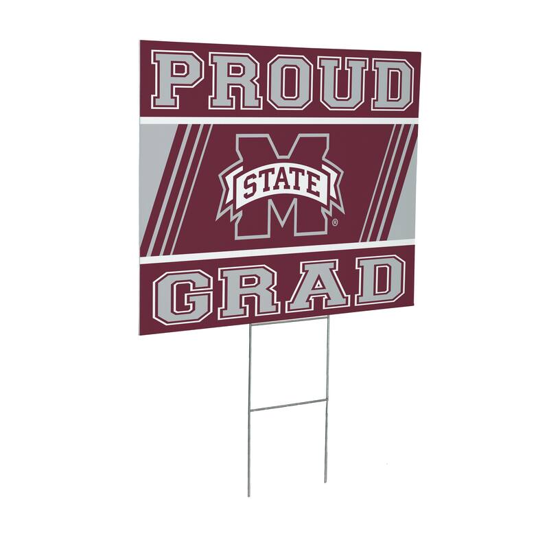Mississippi State University 24" x 18" Graduation Coroplast Outdoor Yard Sign