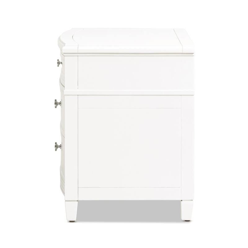 Dauphin 23.5" 3-Drawer Storage End Table