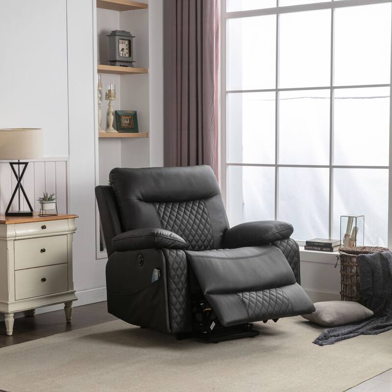Ebello Comfy Power Lift Recliner with Massage And Heated for Elderly