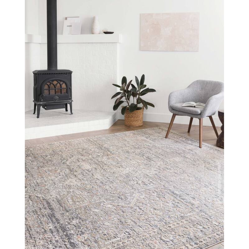 Alexander Home Heather Medallion Dimensional Area Rug
