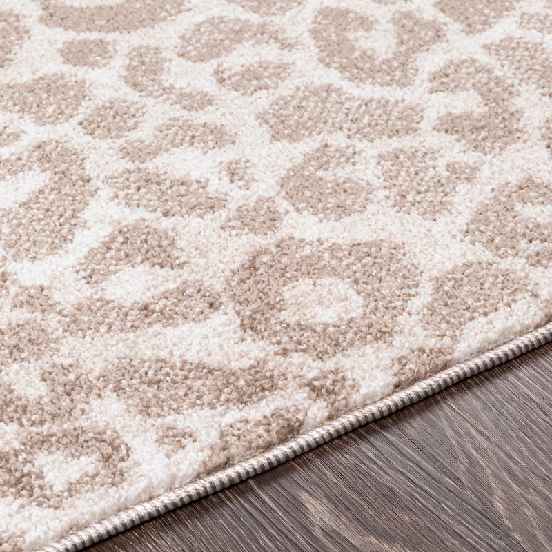 Livabliss Moodie Modern Leopard Print Area Rug