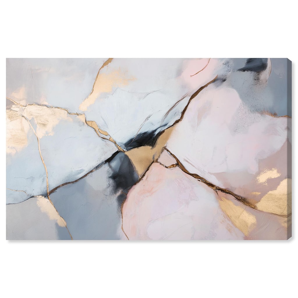 Gilded Veins Canvas by Art Remedy, Gallery Wrapped