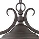 preview thumbnail 4 of 2, Hinkley Lighting Casa 3 Light 12" Wide Wrought Iron Outdoor Pendant