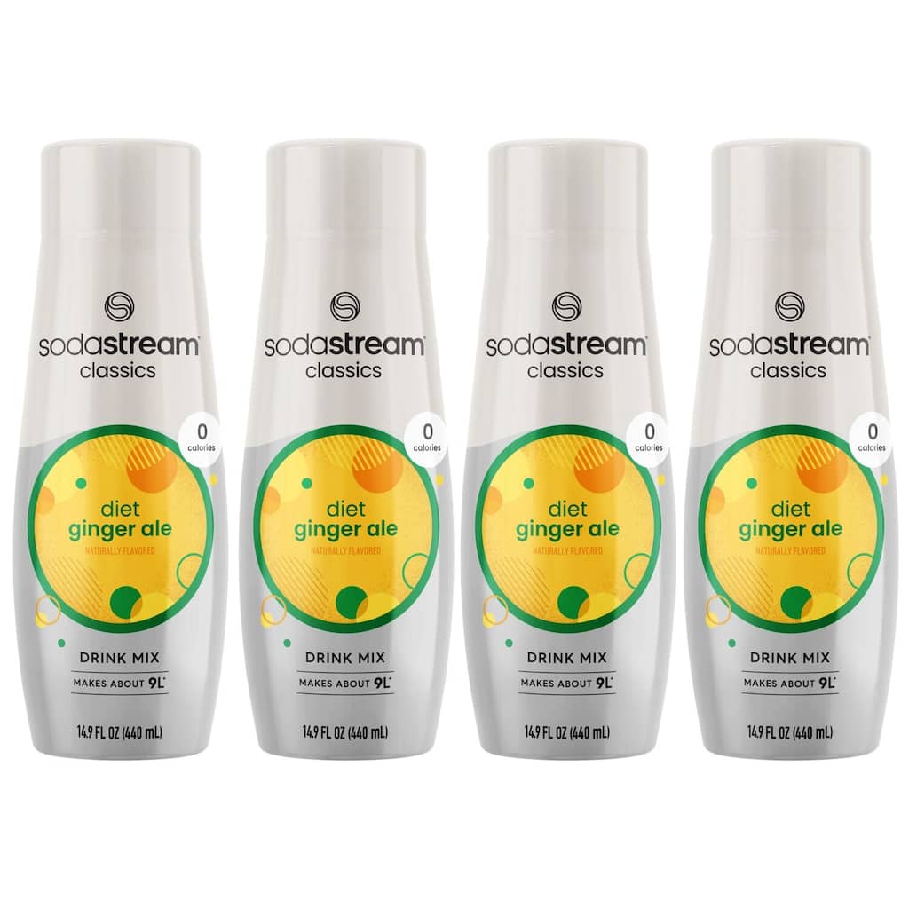 SodaStream® Classics Diet Ginger Ale Drink Mix 4-Pack