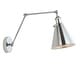preview thumbnail 3 of 43, Elliot 7" Adjustable Arm Metal LED Wall Sconce, Chrome by JONATHAN Y
