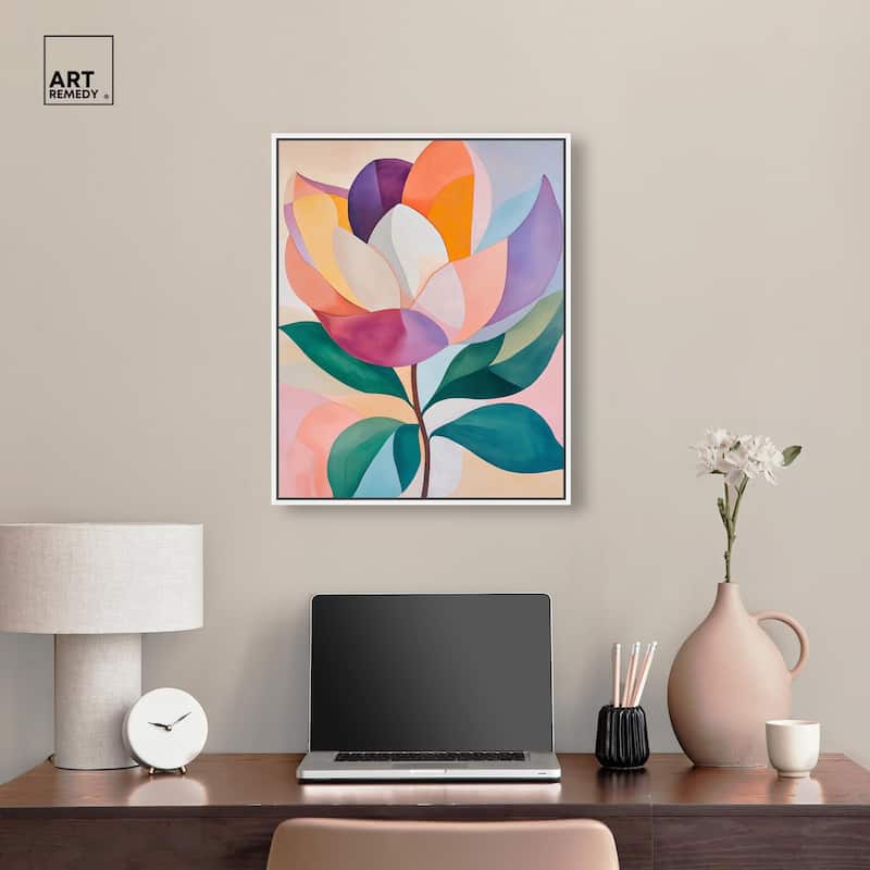 Magnolia in Color II Canvas by Art Remedy