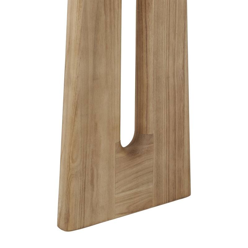 Elegant Console Table with Geometric Silhouette for Living Room Entryway or Hallway Decorative Use
