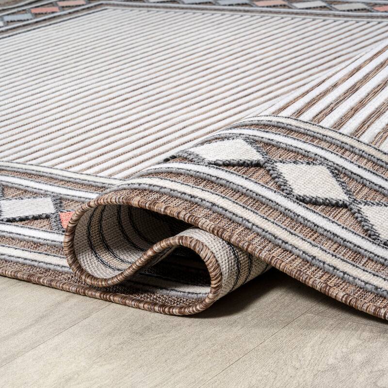 JONATHAN Y Star Abstract Swirl Area Rug